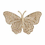 Metallist seinakaunistus 26x16 cm Butterfly - Light & Living