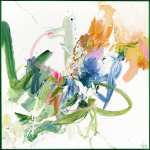 Maal 102x102 cm Confidential Green - Malerifabrikken