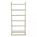 Kuldne metallist seinale paigaldatav veiniriiul, 5le pudelile 38x84,5x20 cm Single Floor - PT LIVING