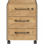 Antratsiitne tammespoonist kapp 42x54x49 cm Podium - Germania
