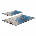 Sinised vannitoamatid 2tk komplektis 60x100 cm - Foutastic