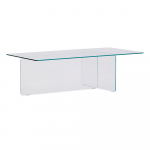 Klaasist diivanilaud 60x120 cm Zaren - Kave Home