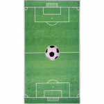 Roheline pestav laste m&auml;nguvaip 100x160 cm Soccer Time - Vitaus