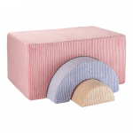 Roosa velvetist-vahtplastist m&auml;nguv&auml;ljak Rainbow - Wigiwama