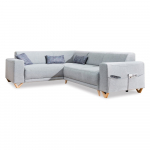 Helesinine lahtik&auml;iv/panipaigaga nurgadiivan (vasak nurk/L-kujuline) Classy Sophie &ndash; Miuform