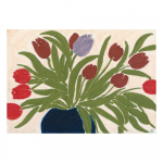 Plakat 70&times;50 cm Tulips in a Blue Vase &ndash; The Poster Club
