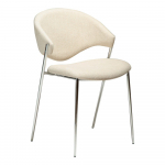 Kreemjas polsterdatud s&ouml;&ouml;gitool Zone &ndash; DAN-FORM Denmark