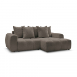 Pruun bukleekangast panipaigaga nurgadiivanvoodi (parem nurk) Roxelane - Bobochic Paris