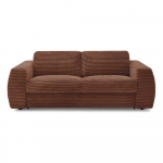 Oranž velvetist diivanvoodi 220 cm Hugo - Bobochic Paris