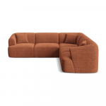 Terrakottapunane velvetist nurgadiivan Campi - Cosmopolitan Design