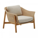 Helehall/naturaalne polsterdatud aiatool Galea - Kave Home