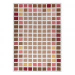 Roosa k&auml;sitsi kootud villane vaip 200x290 cm Renga Wool - Flair Rugs