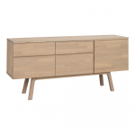 Heleda naturaalse tammepuidust kummut 170x77x42 cm Cleardale - Rowico