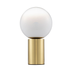 Valge/kuldse klaasist laualamp (k&otilde;rgus 35,5 cm) Vita - Nova Luce
