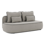 Must/hall sametdiivanvoodi/panipaigaga 210 cm Saga - Ropez
