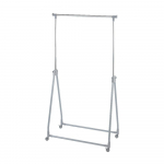 Hall metallist teleskoopiline/ mobiilne riietehoidja Foldable - Wenko