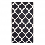 Must-valge vaip Elisabeth, 80 x 150 cm Geo - Vitaus