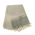 Beeži ja musta v&auml;rvi puuvillane laudlina, 250 x 150 cm - Tiseco Home Studio