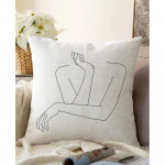 Padjap&uuml;&uuml;r puuvillase seguga Pose, 55 x 55 cm - Minimalist Cushion Covers
