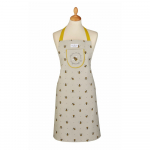 Beeži ja kollane puuvillane esiliin Bumble Bees - Cooksmart &reg;