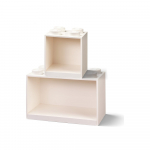 2 laste valge seinariiuli komplekt Brick - LEGO&reg;