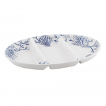 Sinine ja valge serveerimistaldrik, 41 x 29 cm Maris - Villa Altachiara