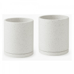 2 valge poti komplekt, &oslash; 26 cm Terrazzo - Bonami Selection