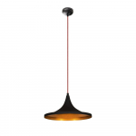 Mustast metallist rippvalgusti Opviq lights Leon - Opviq lights