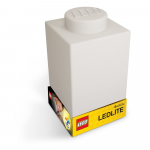 Valge silikoonist &ouml;&ouml;valgusti Telliskivi Classic - LEGO&reg;