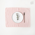 Riidest lauamatt &oslash; 45 cm - Linen Tales