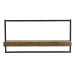 Pruun mango puidust riiul Maddison - Light & Living