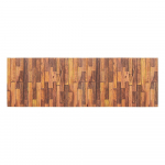 Pruun plastikust vannitoamatt 65x200 cm Lambris - Wenko