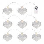 Valguskett pirnide arv 8 tk pikkus 120 cm Millie - Sirius