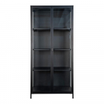 Must metallist vitriinkapp 80x175 cm Brisbane - House Nordic