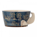 Sinine kivikeraamikast kauss 460 ml Hezha - Bloomingville