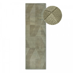 Roheline k&auml;sitsi kootud villane koridorivaip 80x250 cm Ursule - Villeroy&Boch