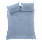 Sinine krepp voodipesu &uuml;heinimesevoodile 135x200 cm Seersucker - Catherine Lansfield