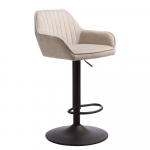 Beež reguleeritav baaritool Nolan - Unique Furniture