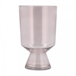 Heleroosa klaasvaas (k&otilde;rgus 24 cm) Drum - Villa Collection