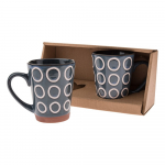 Tumesinised keraamilised tassid 2tk komplektis 380 ml - Dakls
