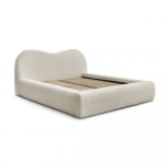 Beež polsterdatud kaheinimesevoodi koos voodip&otilde;hja ja panipaigaga 180x200 cm Orlane - Bobochic Paris