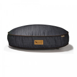 Tumesinine koeravoodi 29x95 cm Round Bed Denim Medieval Blue / Dark Chocolate L - P.L.A.Y.