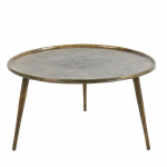Metallist &uuml;mmargune diivanilaud &oslash; 67,5 cm Babina - Light & Living
