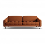 Oranž sametne diivan 238 cm Nalu - Makamii