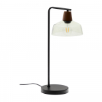 Roheline lauavalgusti klaasist varjuga (k&otilde;rgus 55 cm) Silex - Kave Home