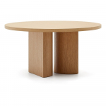 &Uuml;mmargune tammespoonist s&ouml;&ouml;gilaud &oslash; 150 cm Nealy - Kave Home