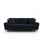 Tumesinine sametist panipaigaga diivanvoodi 235 cm Kyoto - Cosmopolitan Design