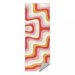 Kollane-roosa pestav vaip 80x200 cm Creamy Raspberry Swirl - Mila Home