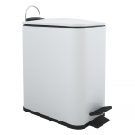 Matt valge terasest pr&uuml;gikast 5 l Erik - Spirella