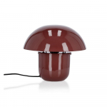 Burgundia v&auml;rvi metallist laualamp metallvarjuga (k&otilde;rgus 27 cm) Koppel - Bizzotto